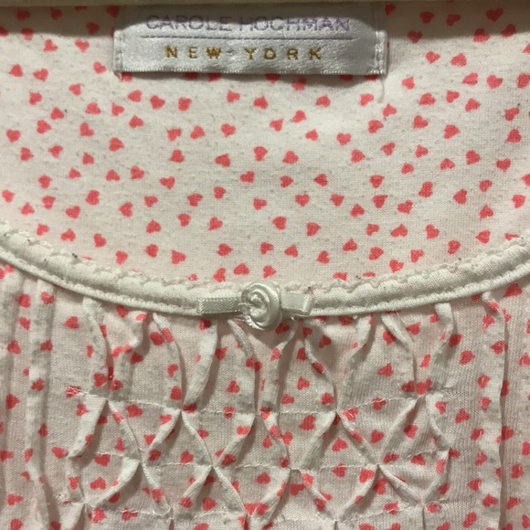 XL Nightgown with tiny pink hearts - Picture 2 of 2